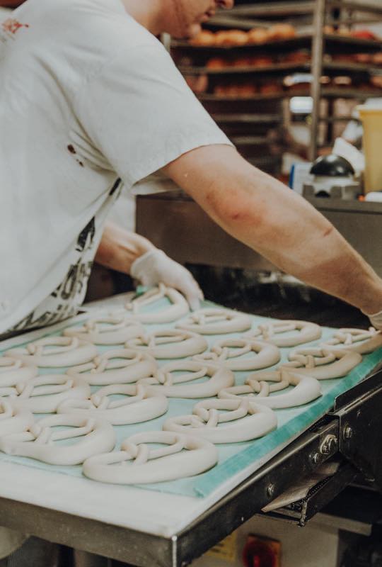 Brezel backen